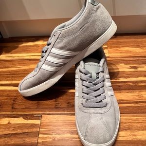 Adidas gray womens sneakers size 10